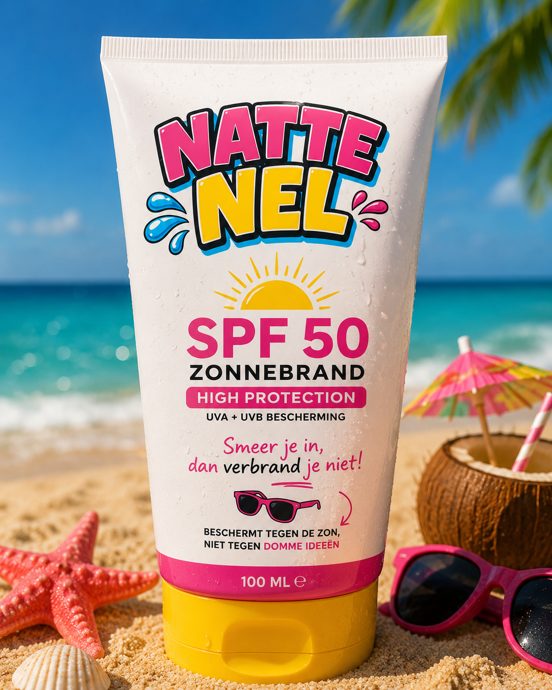 Natte Nel SPF 50 zonnebrand